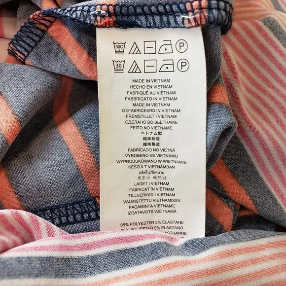 Michael Kors Stripe Shift Dress Short Sleeves, Medium EUC - Picture 7 of 7